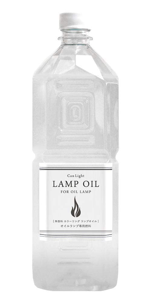 Canlite Lantern Oil Fuel, Paraffin Oil, Coloring Lamp Oil, Clear, 1L, with Pour Nozzle, Made In Japan