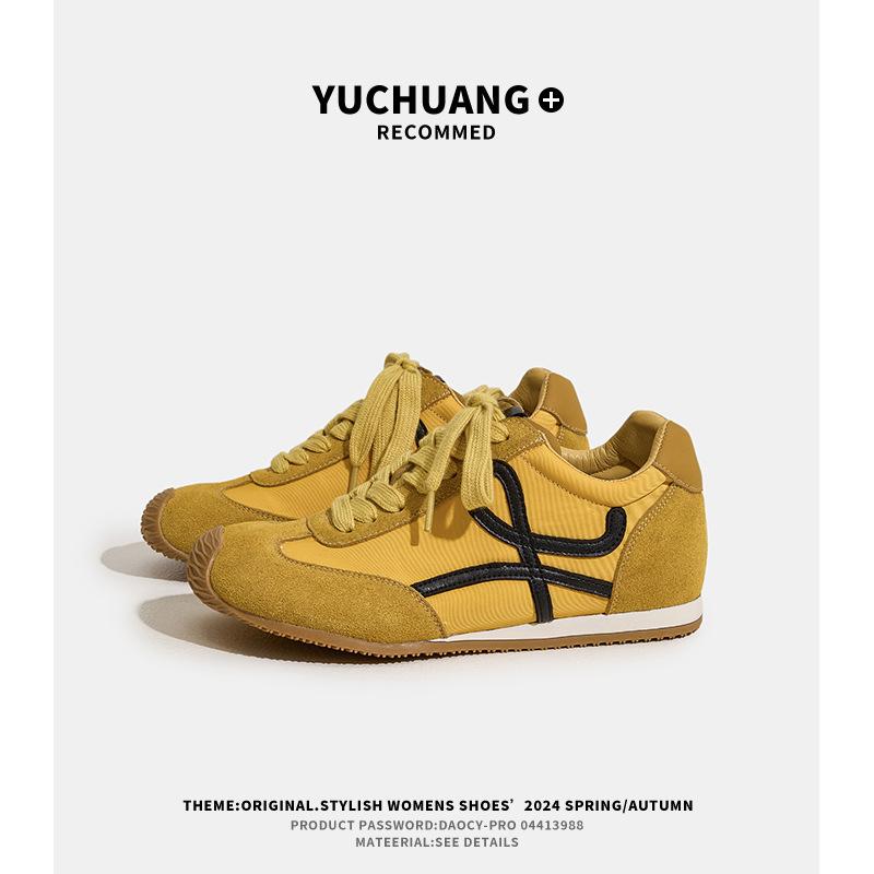 Crooked Head Retro Leather Women's Shoes Summer New Outdoor Versatile Casual Soft-soled Sports Shoes Women