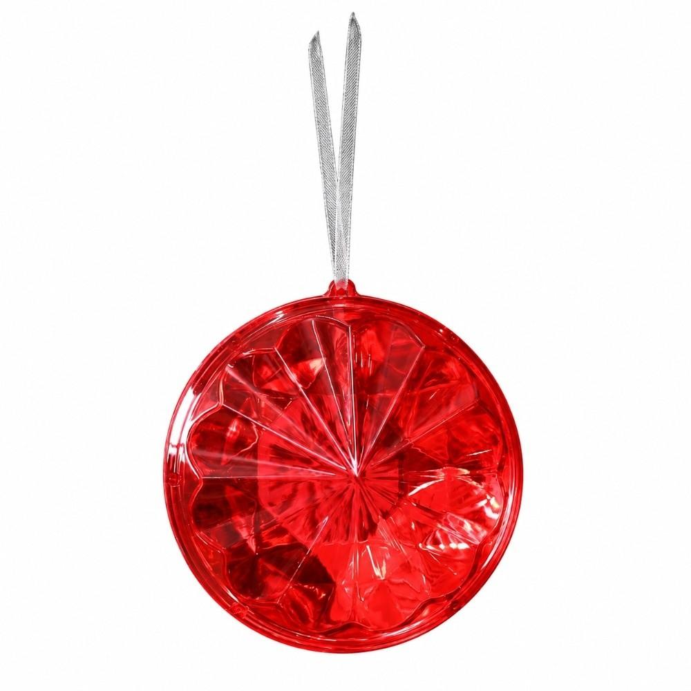 Faceted Christmas Tree Ornament Plastic Faceted Tree Ornament Window Hanging Decor