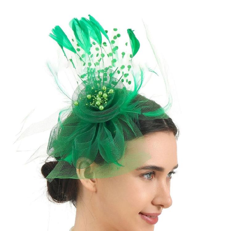 Graceful Wedding Fascinator Hat Headwear Vintage Delicate Meshes Headgear for Weddings and Teas Party Outfits