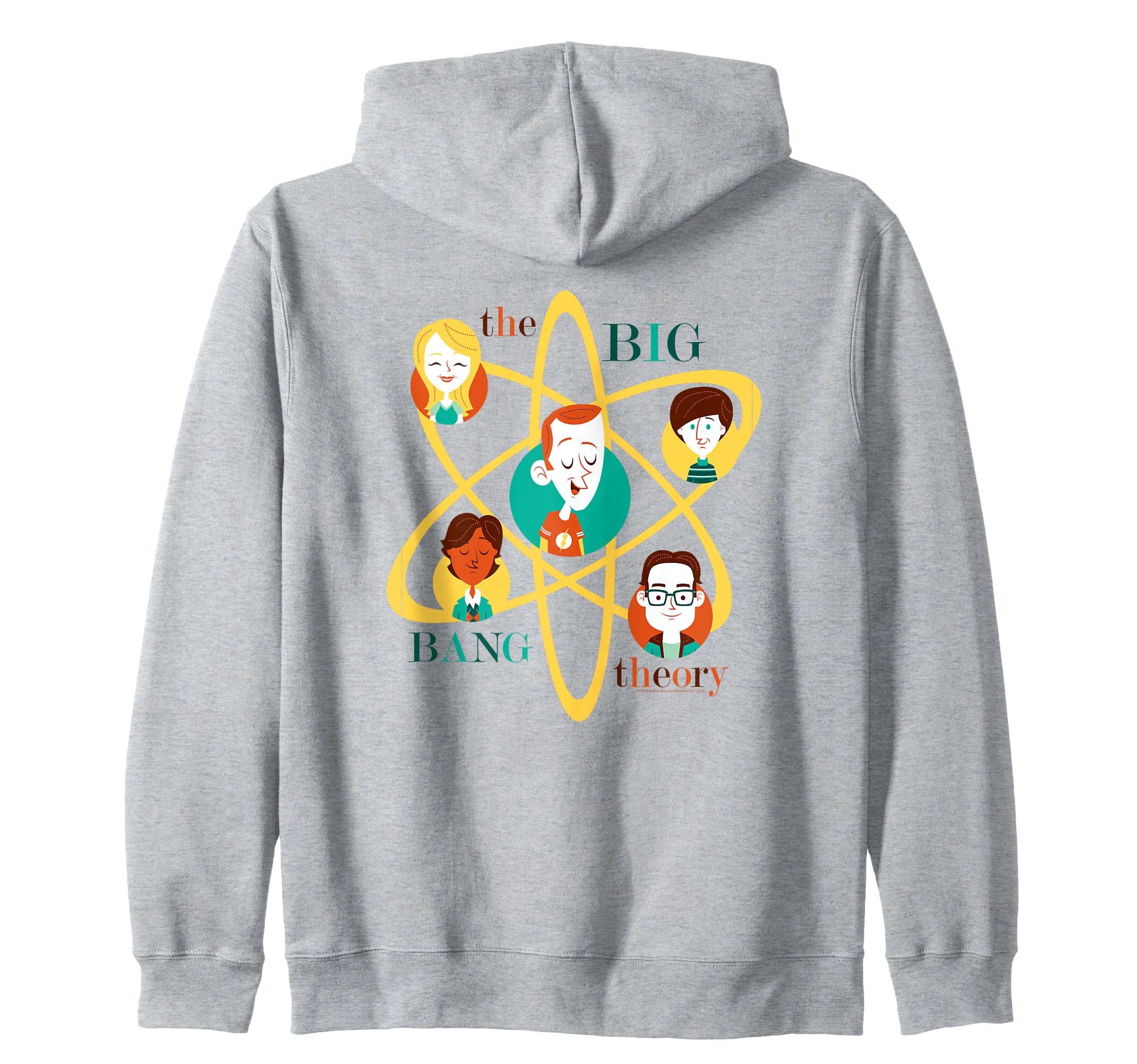 Big Bang Theory Atomic Friends Zip Hoodie