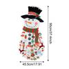 Diy Felt Snowman Kit Christmas Felt Decorations Winter Holiday Diy Felt Snowman Set with 34 Detachable for Christmas for Party