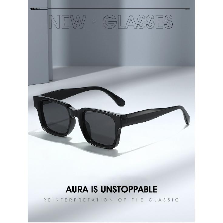 UV Protection Sunglasses, Men's and Women's Styles, Square Frame Eyewear
