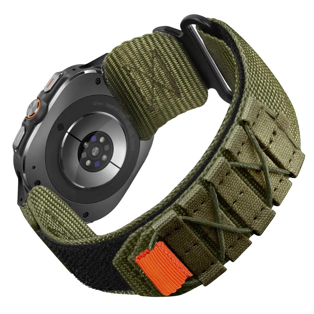 No Gaps Nylon Strap for Samsung Galaxy Watch 7 Ultra 47mm Quick Fit Band Sports Bracelet for Galaxy Watch Ultra 47mm Wristband