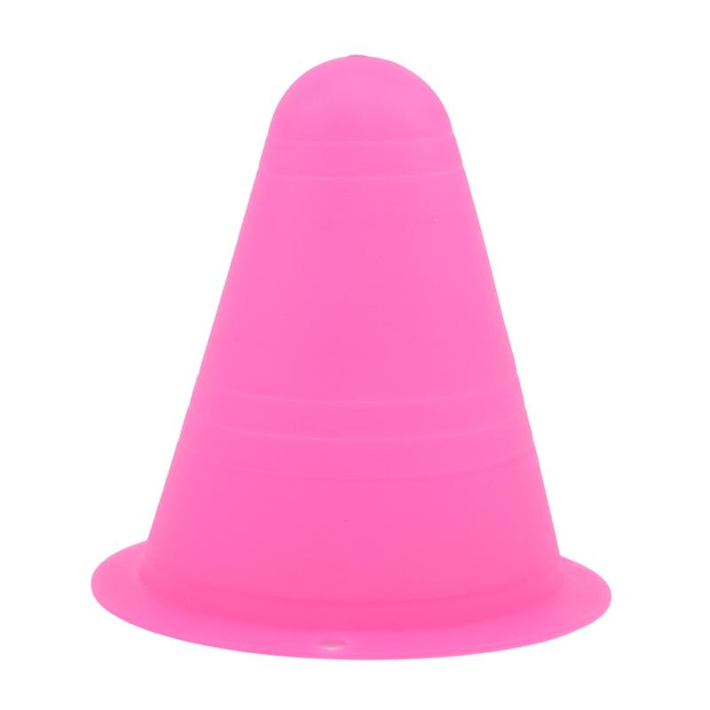 10pcs Portable Marking Training Road Cone Roller Skating Piles Multifunctional Skates Roadblocks Soccer Training Obstacles Props