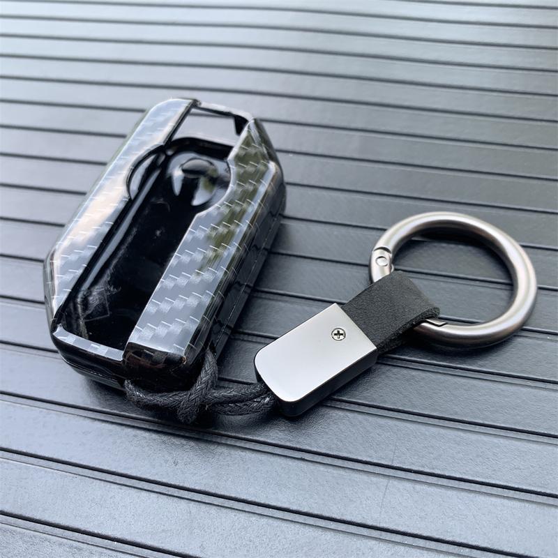 Für BMW Motorrad Kohlefaser Keyless Schlüsselabdeckung Schlüsseletui Schlüsselanhängerhalter für BMW R1250 GS 750GS 850GS K1600GT R1200GS Gs1250 R1200