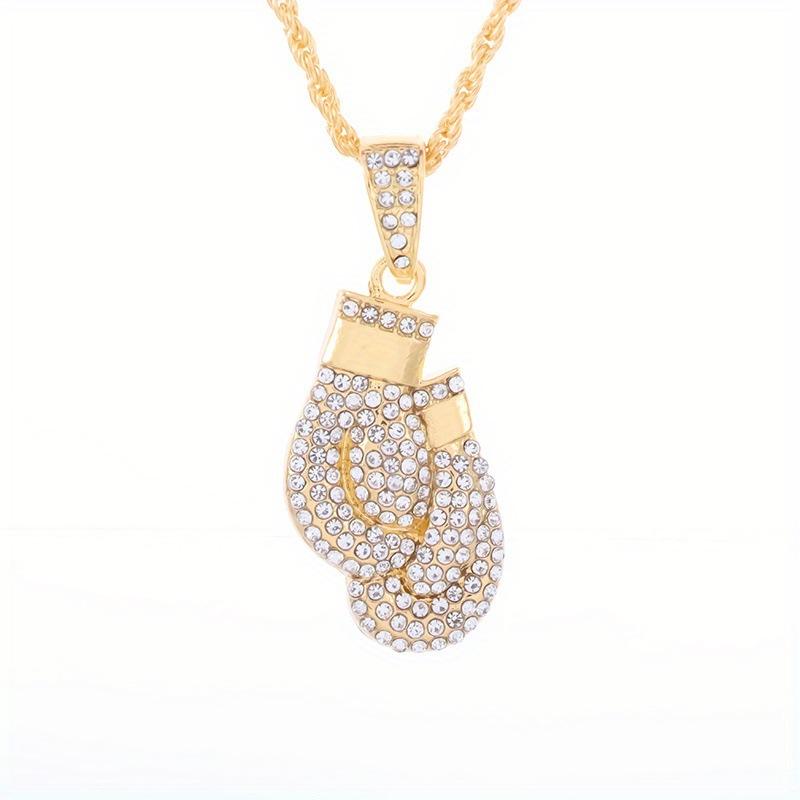 Collana Ciondolo Guantone da Boxe Personalizzato Hip Hop