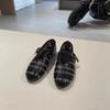 Niche Design Heavy Industry Rivets Hollow One-word Flat Mary Jane Shoes Soft-soled Fragrant Ballet Shoes