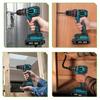 Newbeny 80NM Brushless Electric Drill 3 IN 1 Cordless Impact Drill Electric Screwdriver Power Tools For 18V Battery