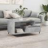 Coffee Table Concrete Grey 90x49x45 cm Wood Based Panel