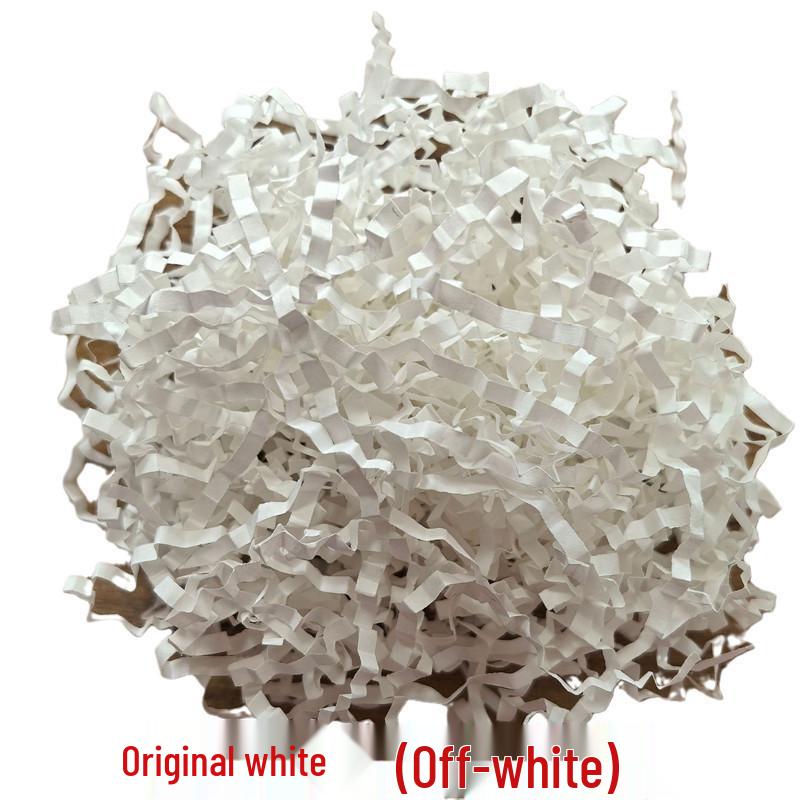 High-End Raffia Gift Box Filler - Shockproof Crepe Paper Shredded for Fruit & Wine Packaging