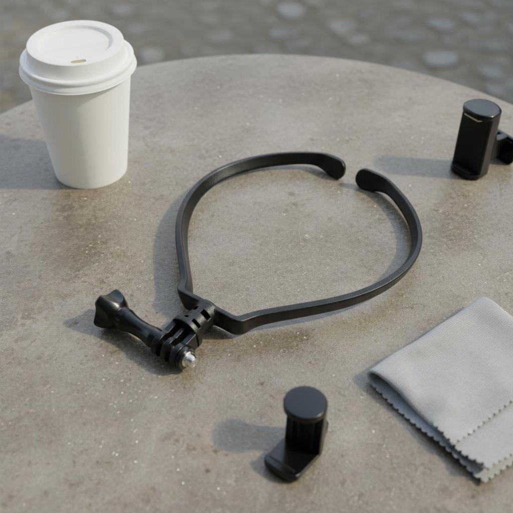 First Person View Phone Mount Adjustable Angle POV Lightweight and Comfortable Mobile