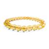 Natural Stone Bracelet Citrine Quartz 6mm Accessory November Birthstone Power Stone Money Luck Good Luck Good Luck Business Prosperity BRS-009