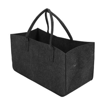 Felt Storage Baskets Foldable Hand Made Rectangular Storage Bag for Car Travel Shopping Clothing Organization