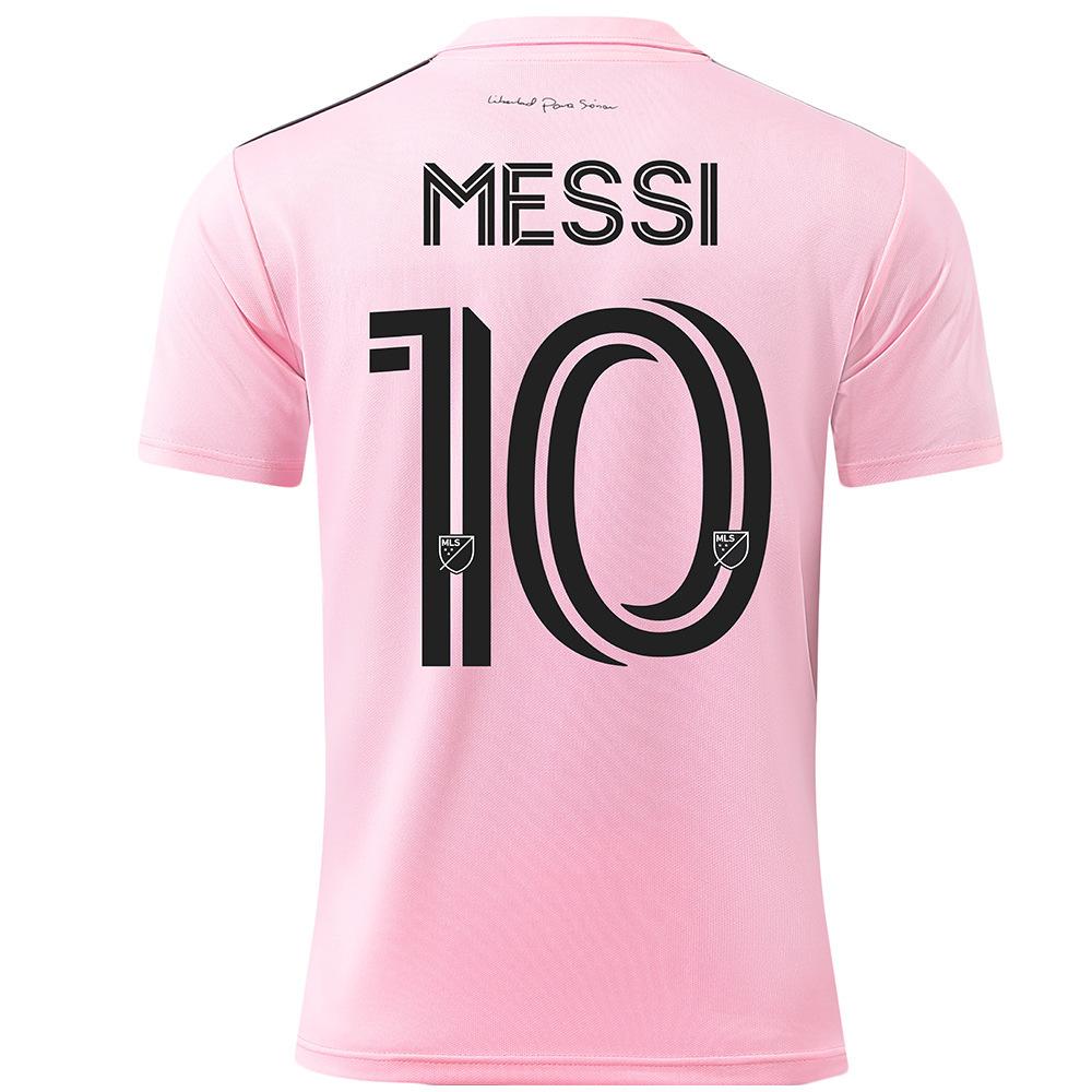 

2324 Miami International home Messi No. 10 jersey Major League football jersey set Men s and children s cross-border wholesale 28#