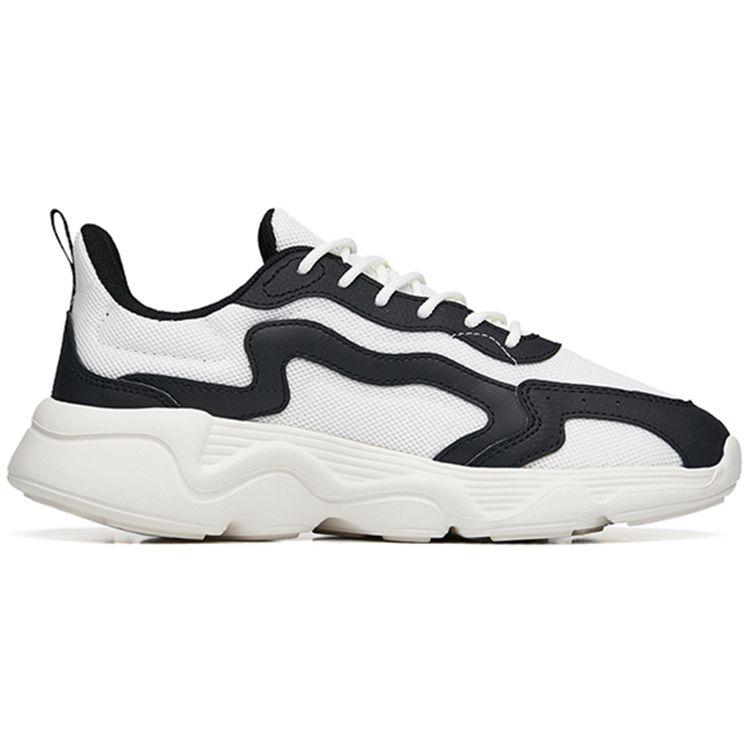 Anta Street Fashion Low Top Casual Shoes Men Black White Grey 122238860-2