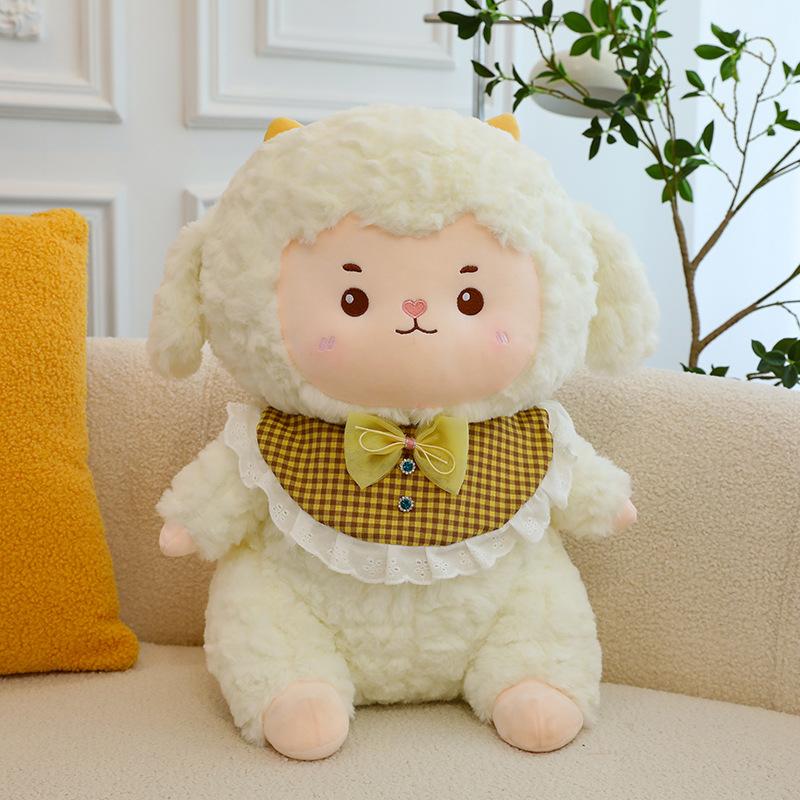 Cute Clouds Sheep Doll Plush Toy Girl Bed Sleeping Doll Night Market Stall Doll