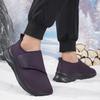 Direct supply of new warm outdoor sports wide last shoes casual velvet cotton shoes non-slip solid color winter shoes