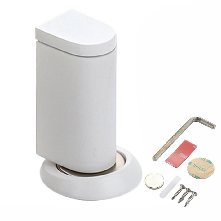 Floor Mounted Door Stop Anticollision Magnetic Door Stoppers Adjustable Bedroom Door Stop Wall Protector Door Accessories
