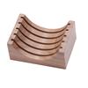 Porta Schermo per Puck Caffè in Legno con 3 Slot Supporto Universale per Filtri a Rete Sinterizzata da 51/53/58mm Stoccaggio Verticale per Asciugatura Rapida Stazione Caffè