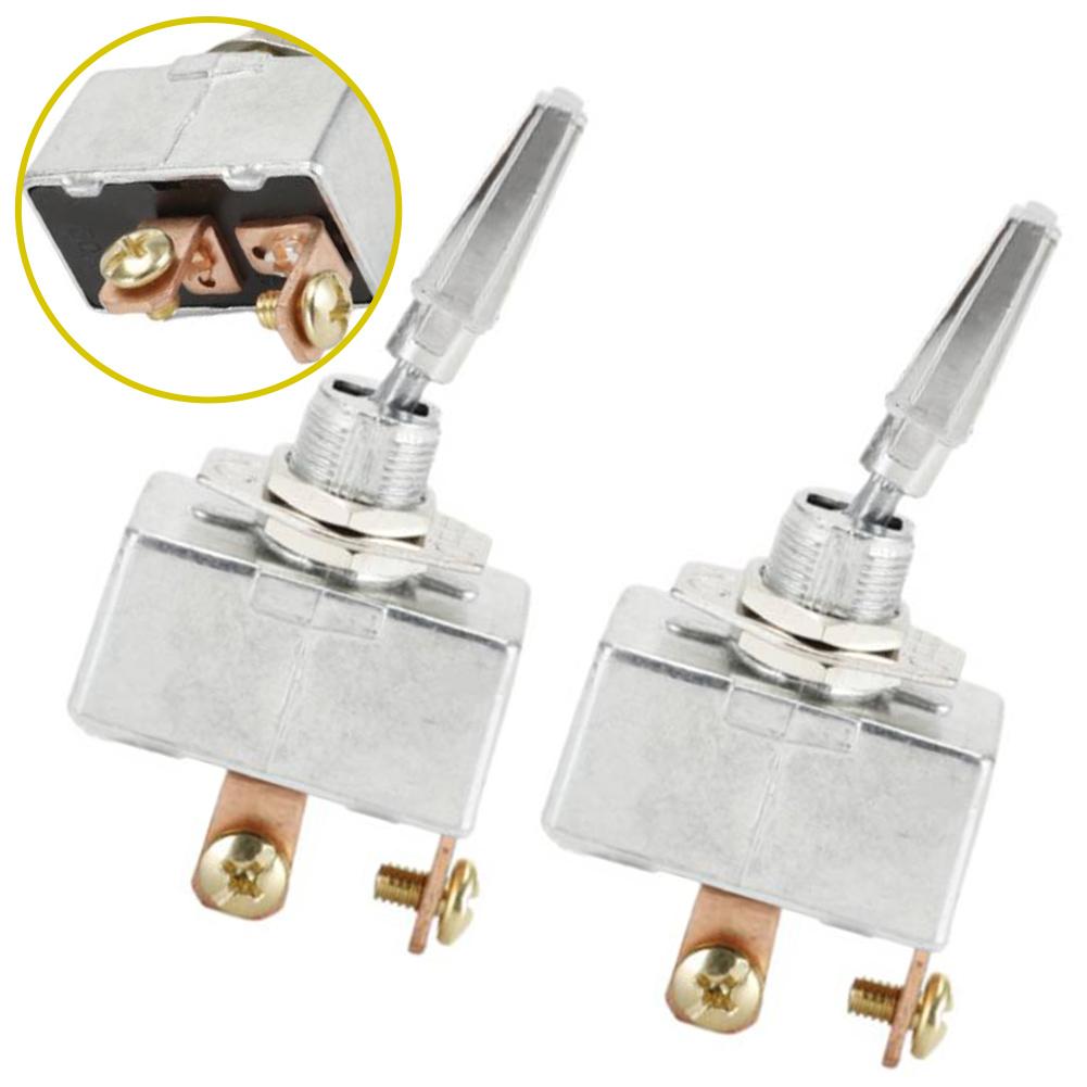 Heavy Duty SPST Rocker Toggle Switch Automotive Use Metal Design Suitable for Lights and Other Electrical Equipment