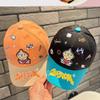 Kids Cartoon Baseball Cap Boys Sun Protection Visor Hat Outdoor Breathable Lightweight Summer Shade Cap For Toddler