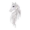 Horse Brooch Sparkling Rhinestones Inlaid Enamel Brooch Pin Clothes Hats Bags Badge Fashionable Accessory