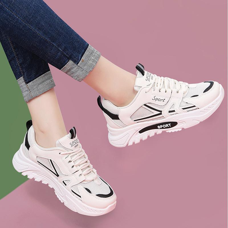 Dad shoes ins trendy spring and autumn, new mesh breathable, comfortable and wear-resistant sports and leisure