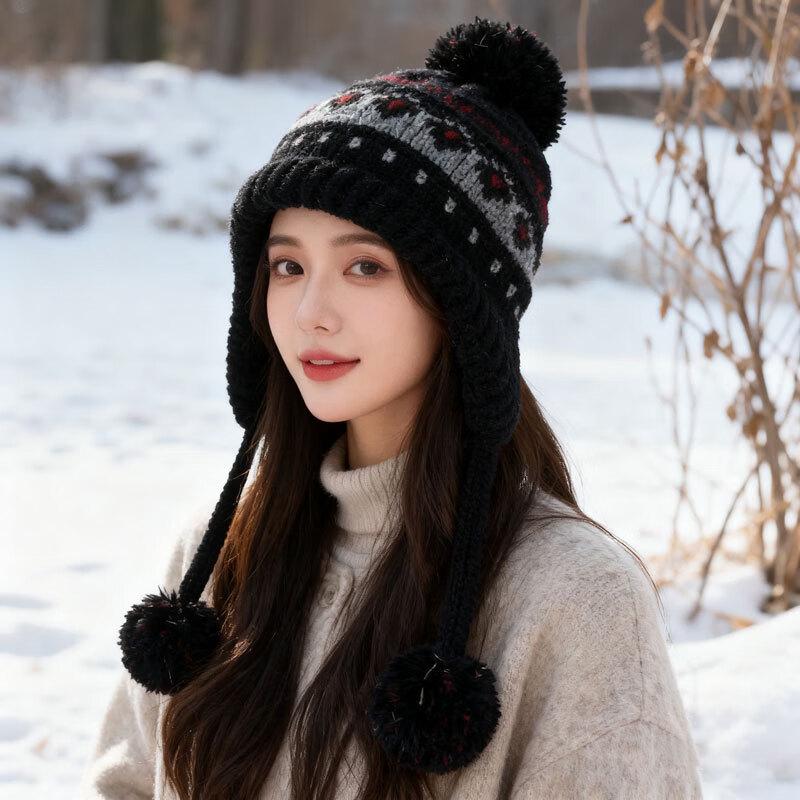 Вязаная шапка LCsanyp в стиле Fair Isle One Size (56-59cm)
