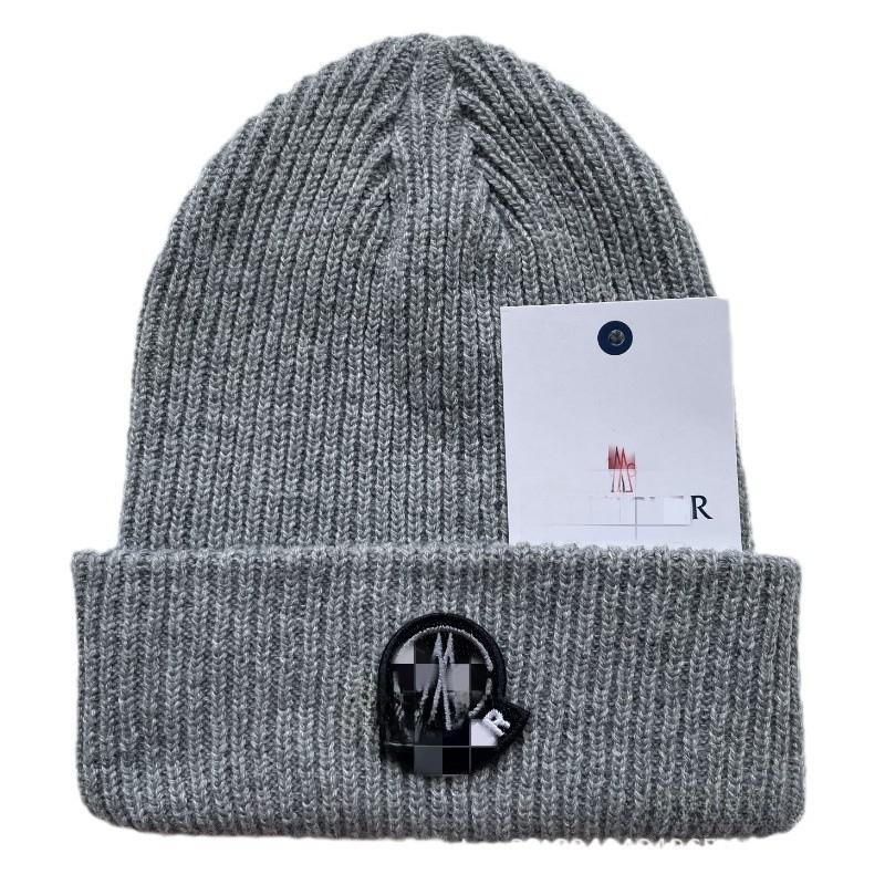 Casual Knitted Hat Fall Winter Unisex Acrylic Warm Windproof Outdoor Beanie