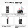 TSA 4 Digit Combination Lock Anti-theft Security Tool Suitcase Luggage Coded Lock Padlock Zinc alloy Cabinet Lock Travel