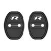 2/4Pcs Silicone Car Door Protective Cover Auto Door Locks Guard Shock Pads for Volkswagen VW R 4 Motion Caddy CC Golf 5 6 7 Bora