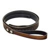 Golden Gate Shelton Series Leather Strap for Walnut Mandolin, Brown, SG-5511
