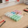5Pcs Splicable Mini Electronic Component Storage Box Detachable Organizer Case For Resistor Ic Patch Screw Small Hardware Parts