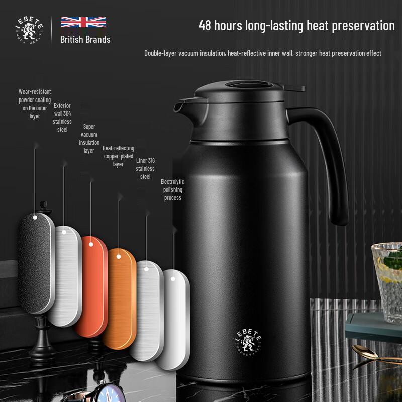 Libede 2.8L 316 Stainless Steel Insulated Thermos Flask