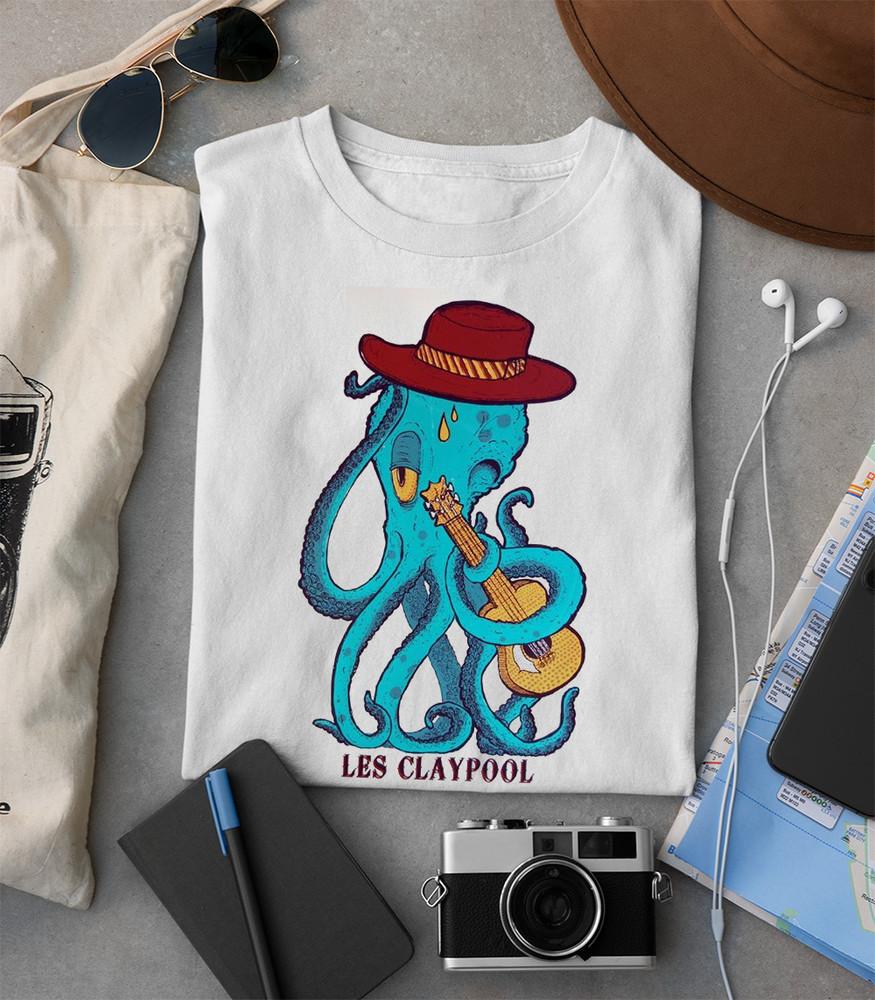 Les Claypool Primus NEW T-shirt White Unisex all sizes S to 5Xl 1T265 Unisex T-Shirt XXXL