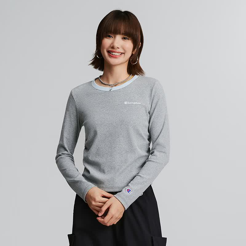 Champion Women's Retro Colorblock Long Sleeve T-shirt
