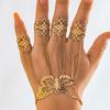 Damen Mode Design Schmetterling Gotisch Personalisiert Fingerarmband Schmuck Zubehör, geeignet für Partys und Urlaubsgeschenke