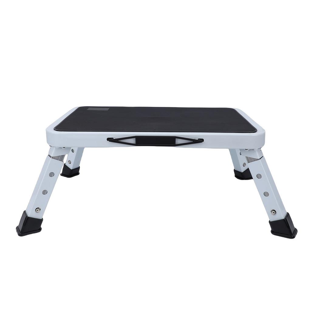 RV Step Stool 3 Gears Height Adjustable Non Slip Wide Finish 150KG Load Capacity RV Platform Step Stool