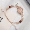 Sweet Bracelet Watch Dopamine Quartz Watch Fashion Star Chain Watch  for Women Girls
