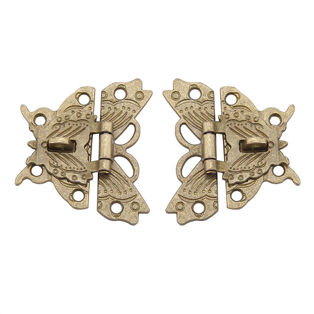 Antique Retro Vintage, Decorative   Brass   Jewelry Box Cabinet Clasp Jewellery   Hasp Pad Lock For Wooden