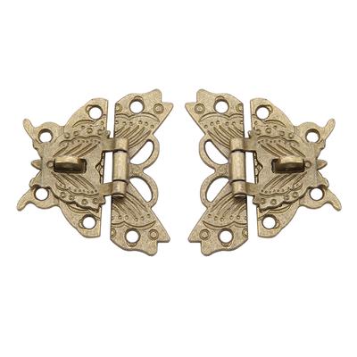 Antique Retro Vintage, Decorative   Brass   Jewelry Box Cabinet Clasp Jewellery   Hasp Pad Lock For Wooden