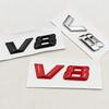 3D ABS Chrome Letters Car Fender Badge Sticker V8 Emblem For Mercedes Maybach S600 W222 S500 W140 CL600 M275 CLS63