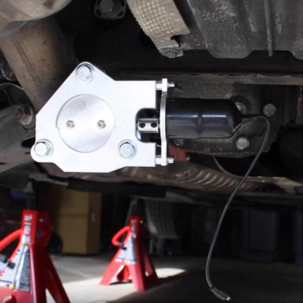 2.5in Stainless Steel Electric Exhaust Pipe Remote Control Valve Voice Change Valve Kit