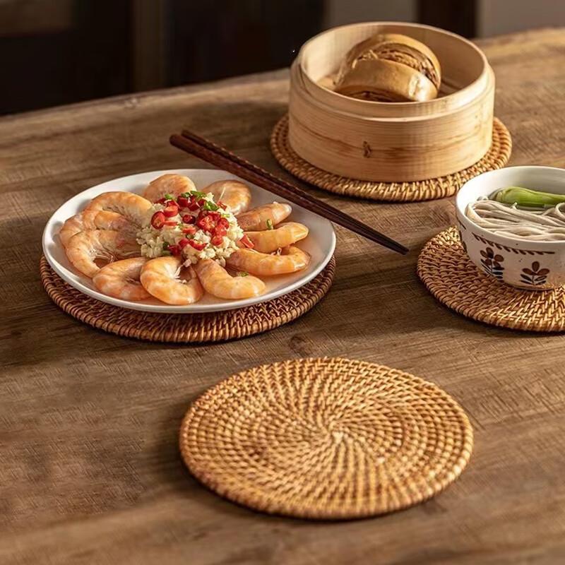 Creative Round Bowl Heat Insulation Household Anti-scald High Temperature Resistant Table Mat
