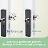 4Pcs Protector Transparent Door Stopper Anti-Collision Floor Mounted Door Holder Self Adhesive Door Buffer Wall Protection