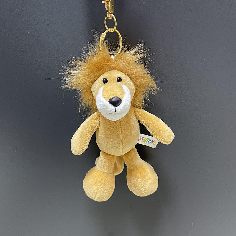 JSQTOYS Forest Animal Car Backpack Plush Keychain Pendant Gift