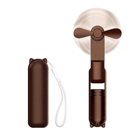 Mini Portable Fan Foldable Rechargeable Handheld Fan with 3 Speeds Low Noise Fan