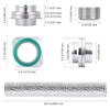 Heavy Type Fireproof Dryer Vents Magnetic Coupling Magnetic Dryer Vents Coupling Dryers Part Easy to Clean