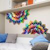 Neon Mandala Creative Wall Sticker Bathroom Living Room Background Decoration Wallpaper Self Adhesive Home Decals